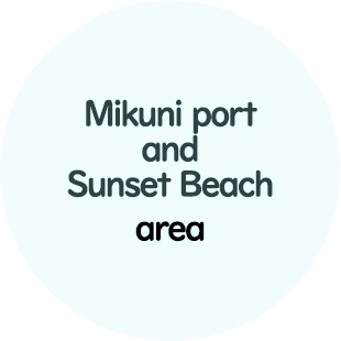 Mikuni port and Sunset Beach area