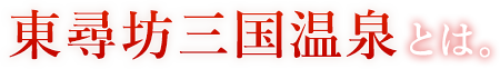 東尋坊三国温泉とは